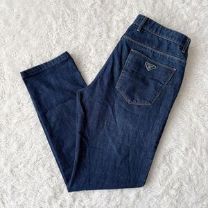 PRADA Men Blue Indigo Cotton Straight Leg Jeans US34 Luxury Designer Classic